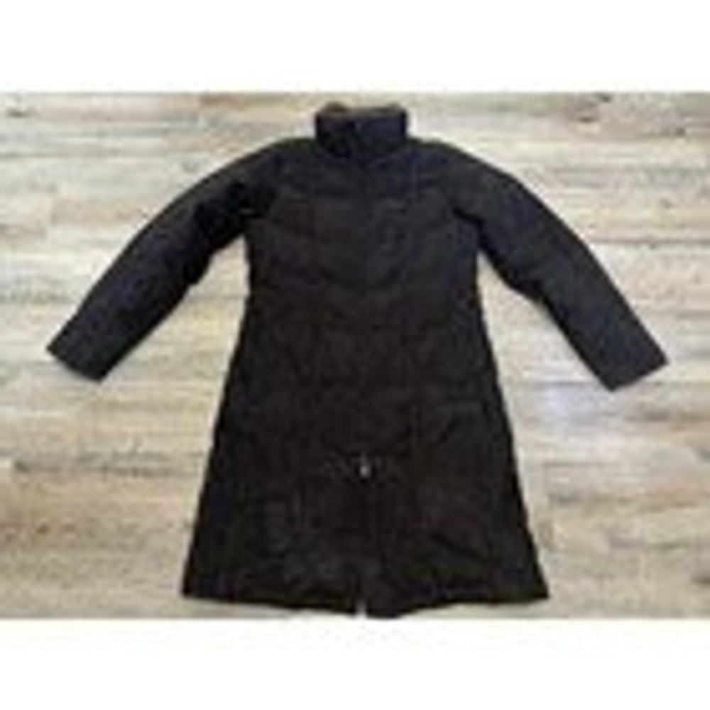 L.L.Bean Puffer Parka Women Goose Down Quilted Long Coat S Brown